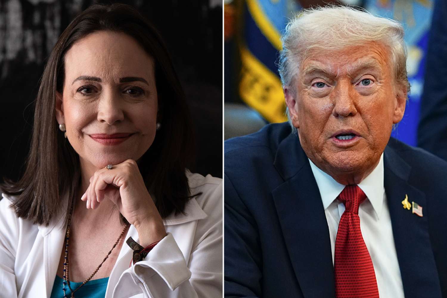 María Corina Machado assume son geste envers Donald Trump à Madrid
