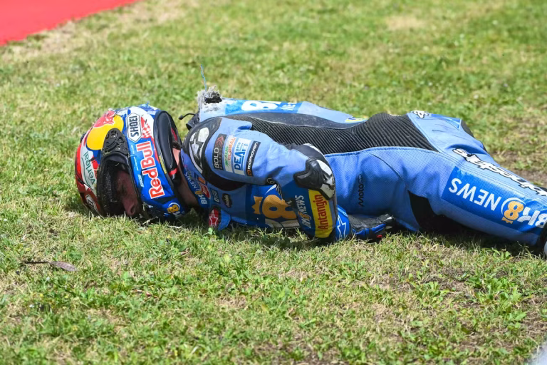 Grand Prix de Catalogne : violente chute d’Álex Márquez, course interrompue